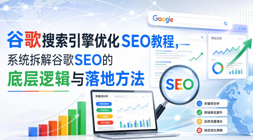 小白新君SEO·谷歌搜索引擎优化SEO教程，系统拆解谷歌SEO的底层逻辑与落地方法（部分更新2026）-179创客网