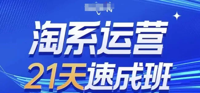 淘系运营21天速成班，0基础轻松搞定淘系运营，不做假把式，快速复制落地(更新26年8月)-179创客网