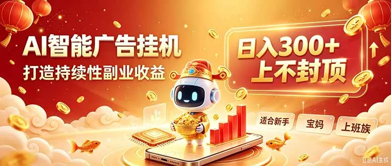 告别手动干活！AI自动化，解锁线上被动收益-179创客网