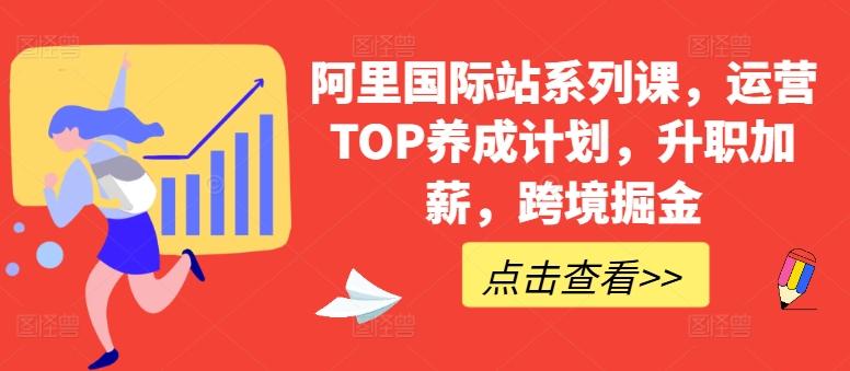 阿里国际站系列课，运营TOP养成计划，升职加薪，跨境掘金-179创客网