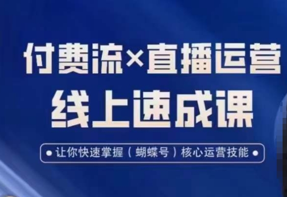视频号付费流实操课程，付费流✖️直播运营速成课，让你快速掌握视频号核心运营技能-179创客网