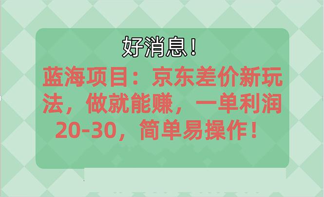 越早知道越能赚到钱的蓝海项目：京东大平台操作，一单利润20-30，简单…-179创客网