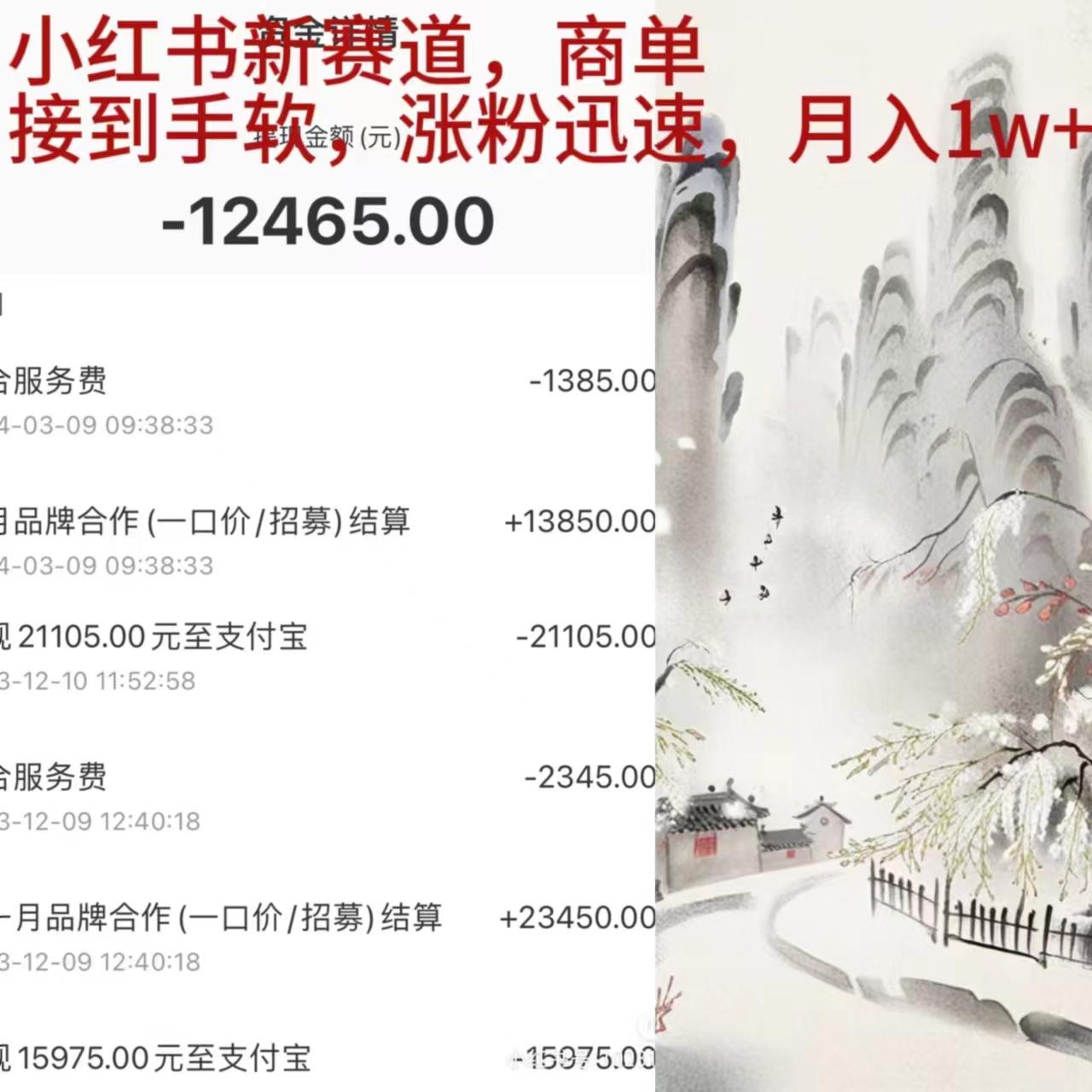 (9476期)小红书新赛道，商单接到手软，涨粉迅速，月入1w+-179创客网