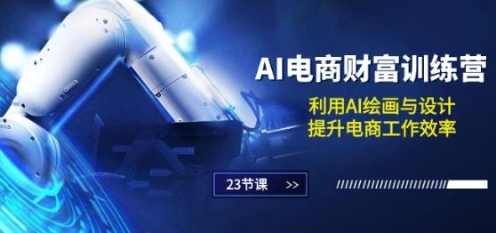 AI电商-财富训练营：利用AI绘画与设计，提升电商工作效率(23节课)-179创客网