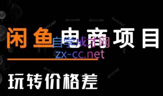 亿创繁星·闲鱼电商项目(玩转价格差)-179创客网