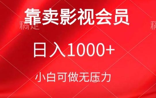 靠卖影视会员，日入1000+，落地保姆级教程，新手可学【揭秘】-179创客网