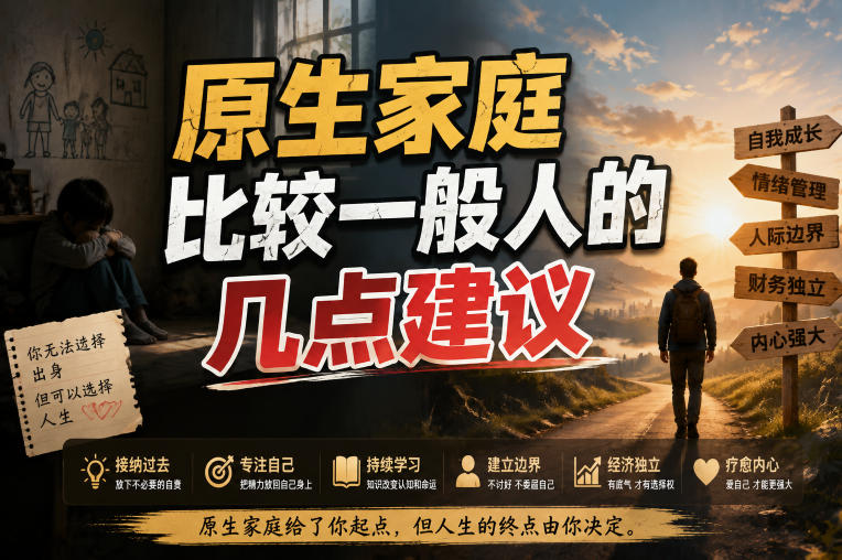 付费文章：给原生家庭比较一般人的几点建议-179创客网