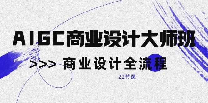 AIGC-商业设计大师班，商业设计全流程(22节课-179创客网