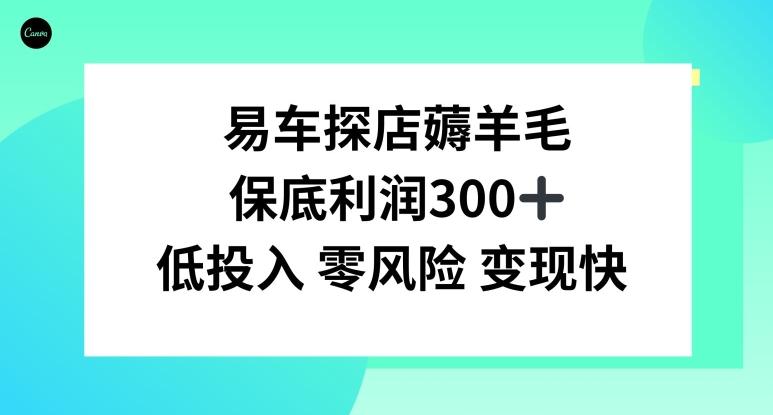 易车APP首页十亿补贴活动，选择到店补贴，保底利润300+-网创资源
