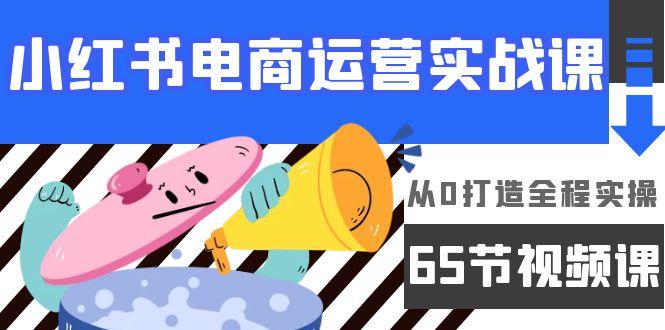 (9724期)小红书电商运营实战课，从0打造全程实操(65节视频课)-179创客网