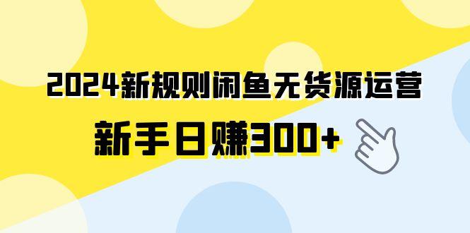 (9522期)2024新规则闲鱼无货源运营新手日赚300+-179创客网