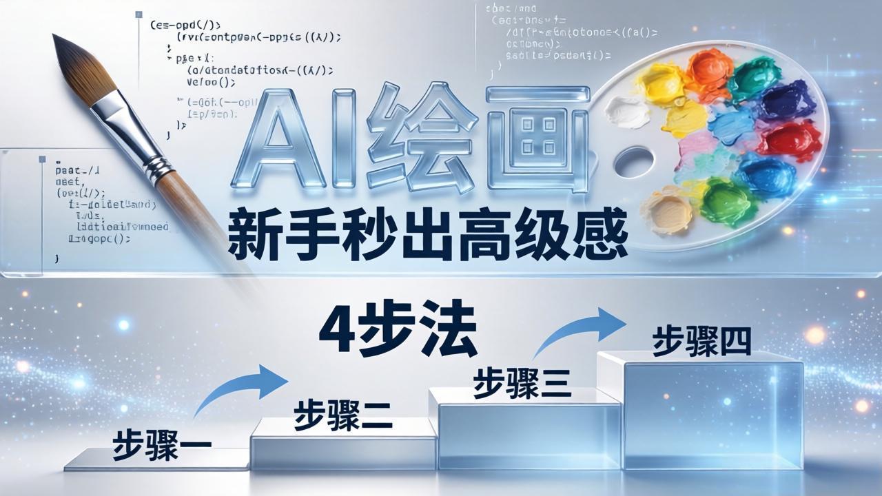AI绘画入门别再硬磕了！即梦4步法：万能提示词公式+BRTR框架，新手秒出高级感-179创客网