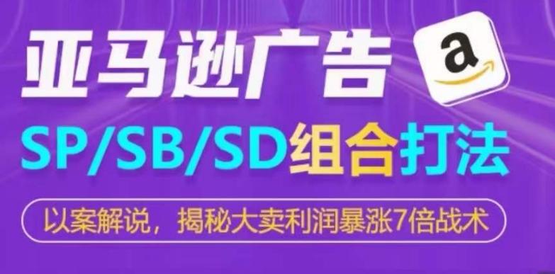 亚马逊SP/SB/SD广告组合打法，揭秘大卖利润暴涨7倍战术-179创客网