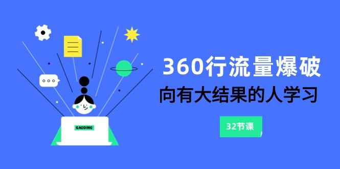 360行流量爆破，向有大结果的人学习(更新58节课)-179创客网