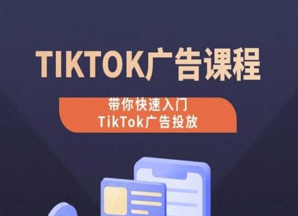 TikTok广告投放课程，从0-1实操课，带你快速入门TikTok广告投放-179创客网