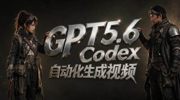 （19393期）GPT5.6+Codex自动化视频生成：提示词设计×角色设定×封面海报×工作流思路，高效产出AI视频-179创客网