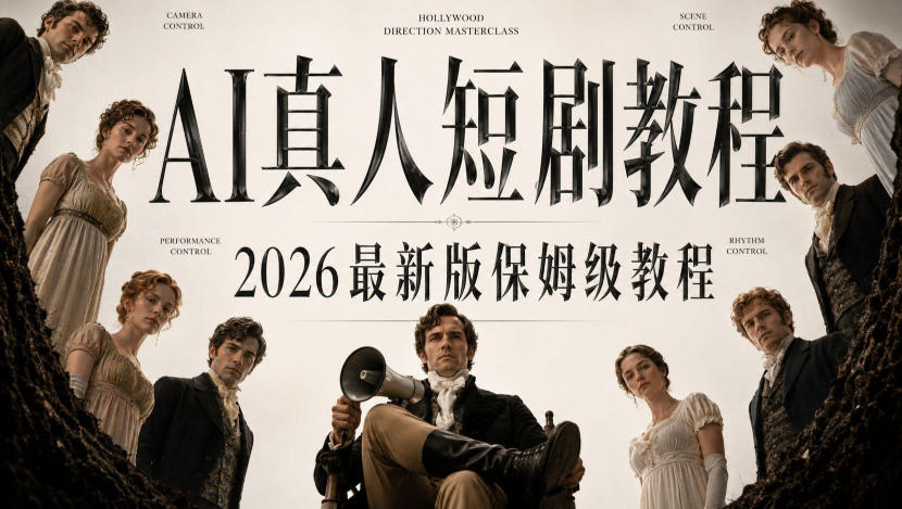 AI真人短剧制作全流程，AI视频大佬专为零基础研制的AI短剧教程，保姆级教程，新手一学就会！-179创客网