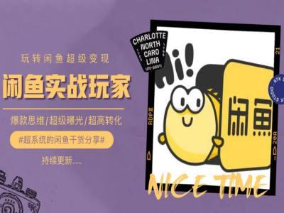 手把手教你0到1系统玩转闲鱼变现，爆款思维/超级曝光/超高转化-179创客网