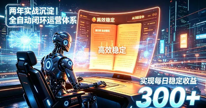 两年实战沉淀｜全自动闭环运营体系，实现每日稳定收益300+【揭秘】-179创客网
