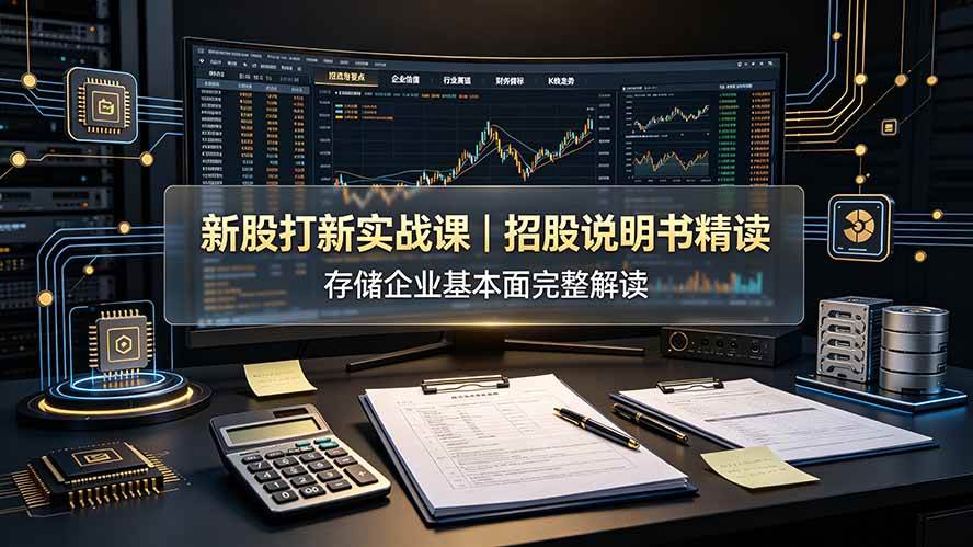 （19255期）付费文章：新股打新实战课｜招股说明书精读，存储企业基本面完整解读-179创客网