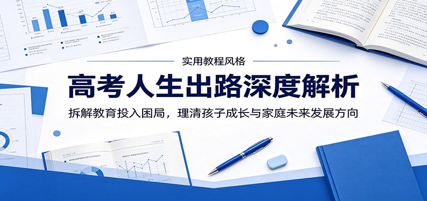 高考人生出路深度解析：拆解教育投入困局，理清孩子成长与家庭未来发展方向-179创客网