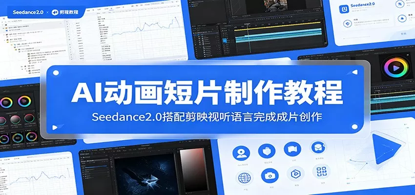 AI动画短片制作教程：Seedance2.0搭配剪映视听语言完成成片创作-179创客网