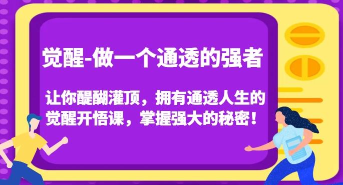 觉醒-做一个通透的强者，让你醍醐灌顶，拥有通透人生的觉醒开悟课，掌握强大的秘密！-179创客网