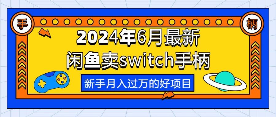 2024年6月最新闲鱼卖switch游戏手柄，新手月入过万的第一个好项目-179创客网