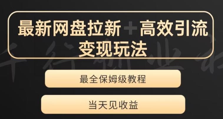 最新最全夸克网盘拉新变现玩法，多种裂变，举一反三变现玩法【揭秘】-179创客网