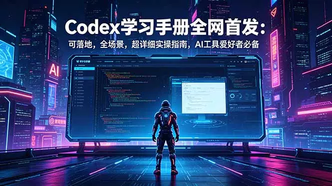Codex学习手册全网首发：可落地，全场景，超详细实操指南，AI工具爱好者必备-179创客网