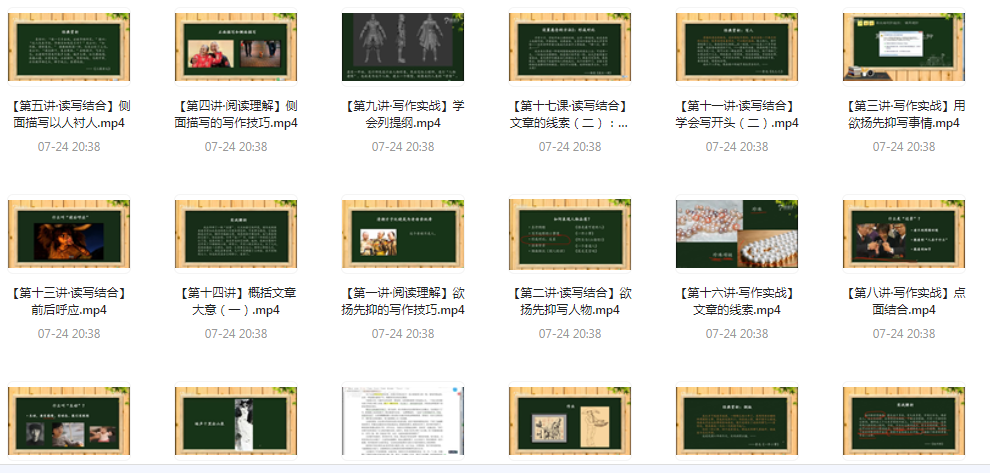 阅读理解及写作技法-179创客网