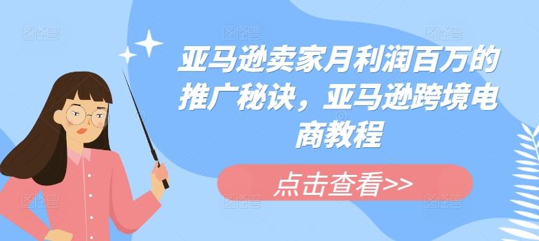 亚马逊卖家月利润百万的推广秘诀，亚马逊跨境电商教程-179创客网