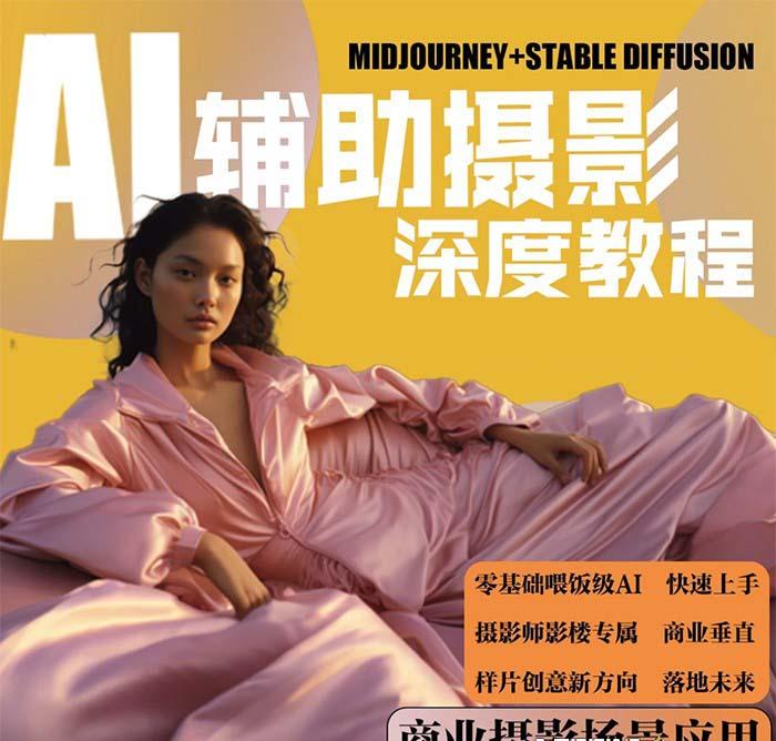(8727期)2024年AI辅助摄影人工智能商业应用摄影课程(37节课)-179创客网