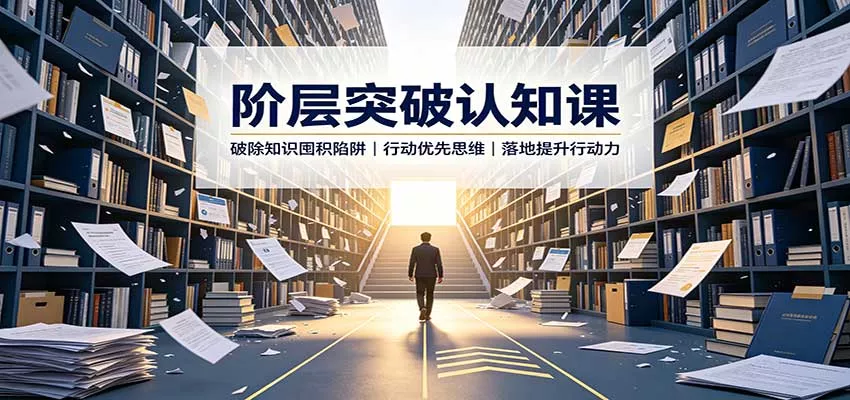 阶层突破认知课：破除知识囤积陷阱，行动优先思维，落地提升行动力-179创客网