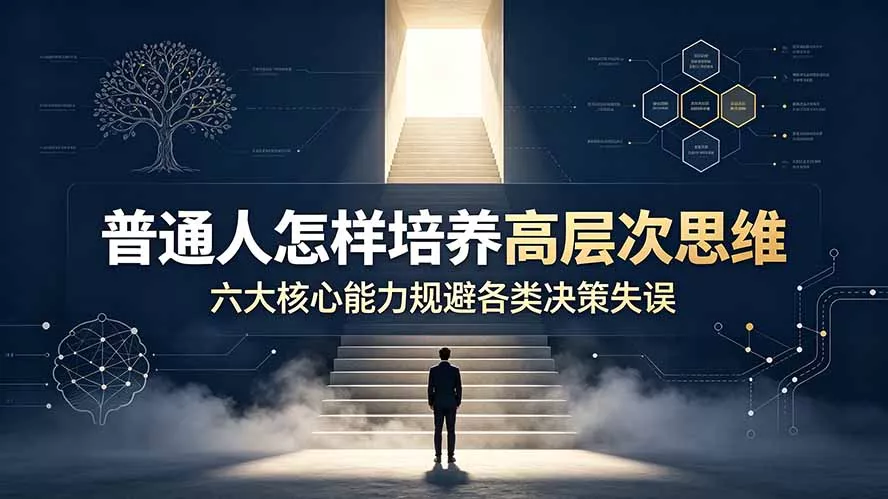 付费文章：普通人怎样培养高层次思维，六大核心能力规避各类决策失误-179创客网