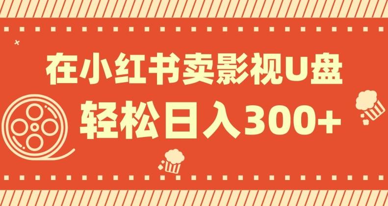 在小红书上卖影视U盘，轻松日入300+，操作简单，小白可轻松上手-179创客网