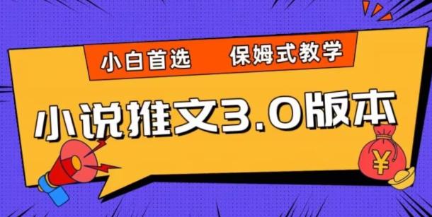 小说推文3.0玩法，日入两千+，保姆式教学，小白首选【揭秘】-179创客网