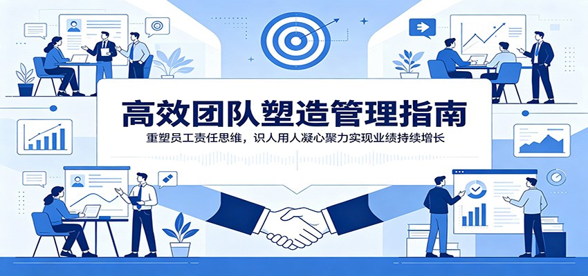 高效团队塑造管理指南：重塑员工责任思维，识人用人凝心聚力实现业绩持续增长-179创客网
