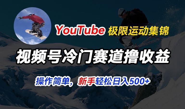 视频号冷门赛道撸收益，YouTube搬运极限运动集锦，暴力起号，操作简单流量高，轻松日入5张【揭秘】-179创客网