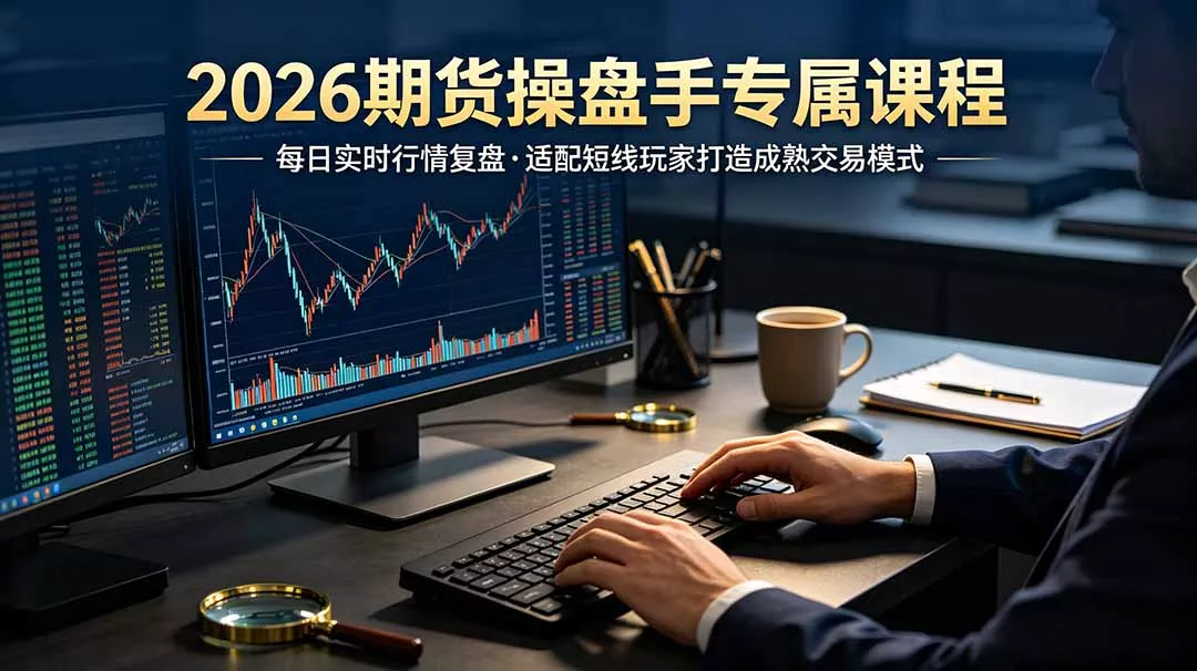 2026期货操盘手专属课程-更新7月11，每日实时行情复盘，适配短线玩家打造成熟交易模式-179创客网