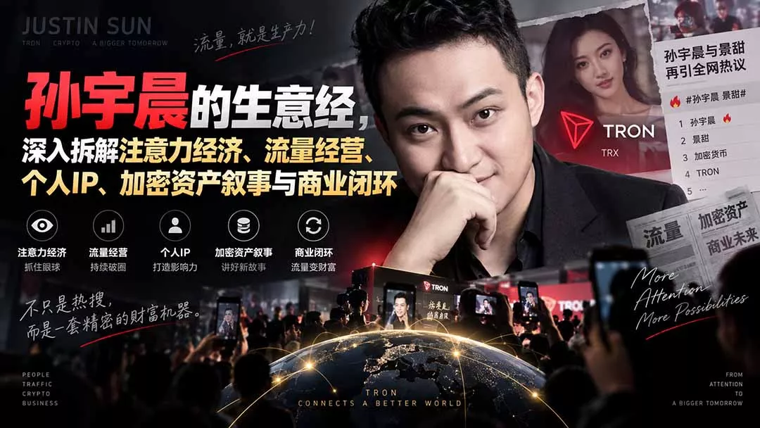 某星球精华文章——孙宇晨的生意经，深入拆解注意力经济、流量经营、个人IP、加密资产叙事与商业闭环-179创客网