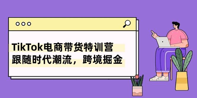 TikTok电商带货特训营，跟随时代潮流，跨境掘金(8节课-179创客网