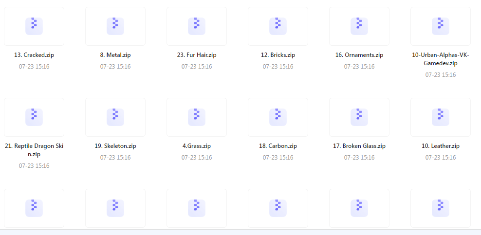 【素材分享】实用教程+素材 Zbrush与Blender表面纹理合集-179创客网