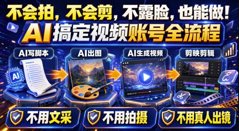 AI短视频起号实战项目，用AI做视频起号，45天涨粉12W，一条广告8.5k，广告接到手软，引流、变现两不误！-179创客网