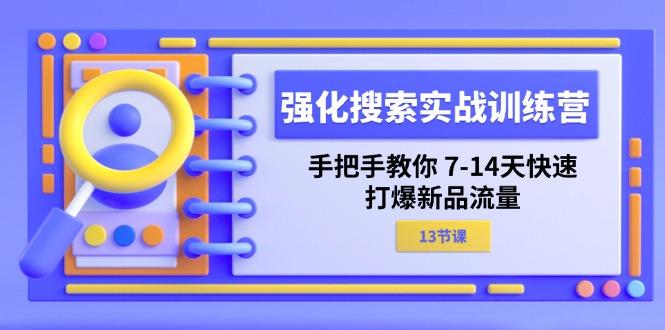 强化 搜索实战训练营，手把手教你 7-14天快速-打爆新品流量(13节课-179创客网