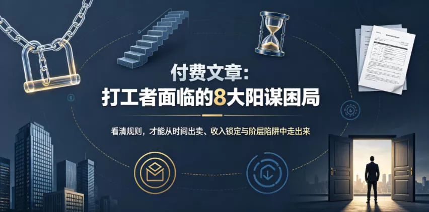 付费文章：打工者面临的8大阳谋困局-179创客网