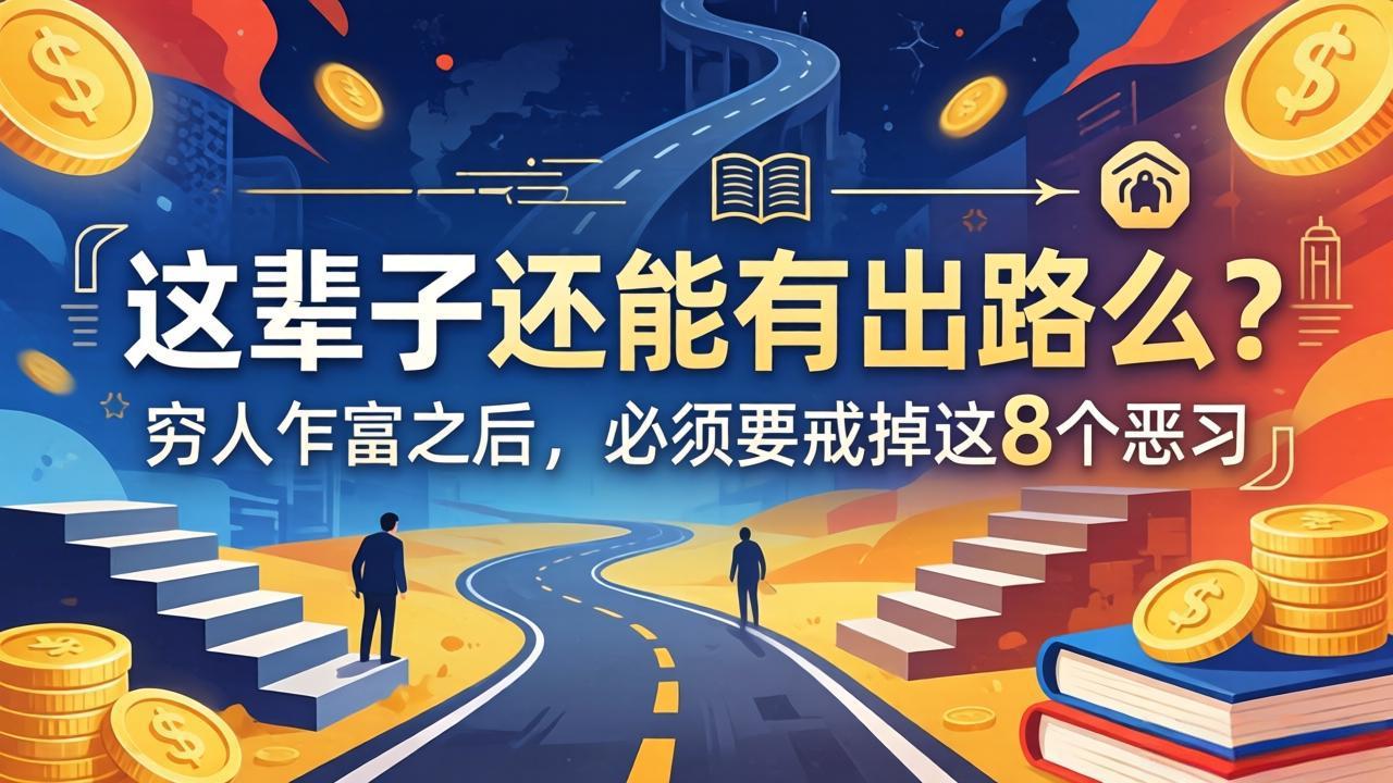 关于人生两篇付费文章【这辈子还能有出路么？】【穷人乍富之后，必须要戒掉这8个恶习】-179创客网