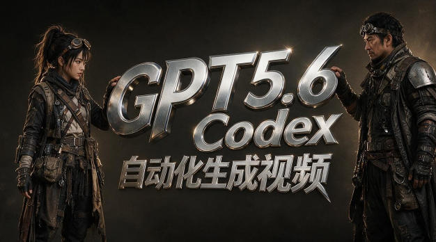 GPT5.6+Codex自动化生成视频全流程实战，从提示词设计、角色设定、封面海报，到视频生成思路与自动化工作流-179创客网