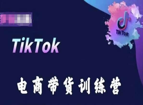 TikTok电商带货训练营，跟随时代潮流，跨境掘金-179创客网