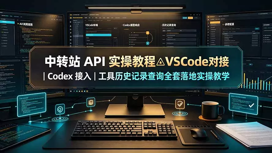 中转站 API 实操教程△VSCode 对接｜Codex 接入｜工具历史记录查询全套落地实操教学-179创客网